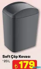 SOFT ÇÖP KOVASI 20 L fiyat ve kampanya bilgisi